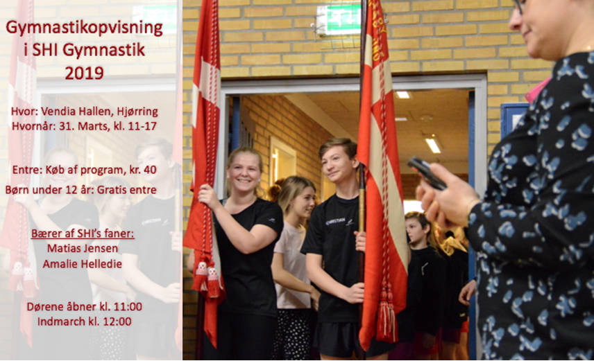 Gymnastik i Hjørring. Gymnastikopvisning i SHI.